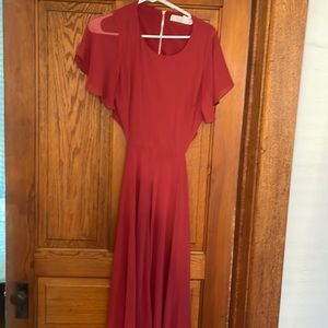 Formal back cut out Dress